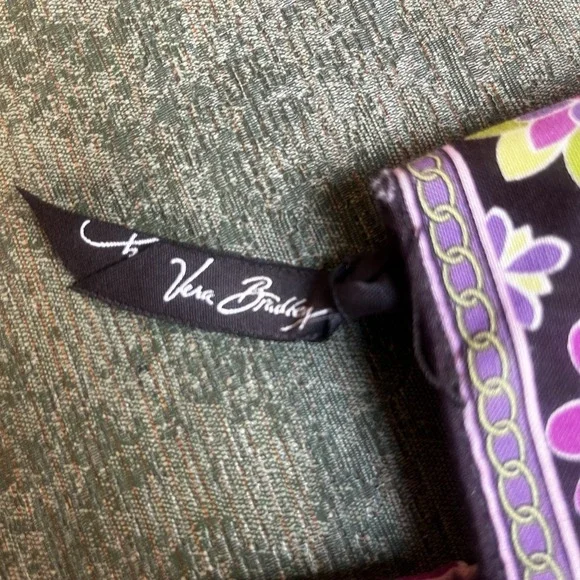 Vera Bradley Tote Classic Yellowbird Shoulder Bag Quilted‎ Black Yellow Blue - Picture 3 of 6